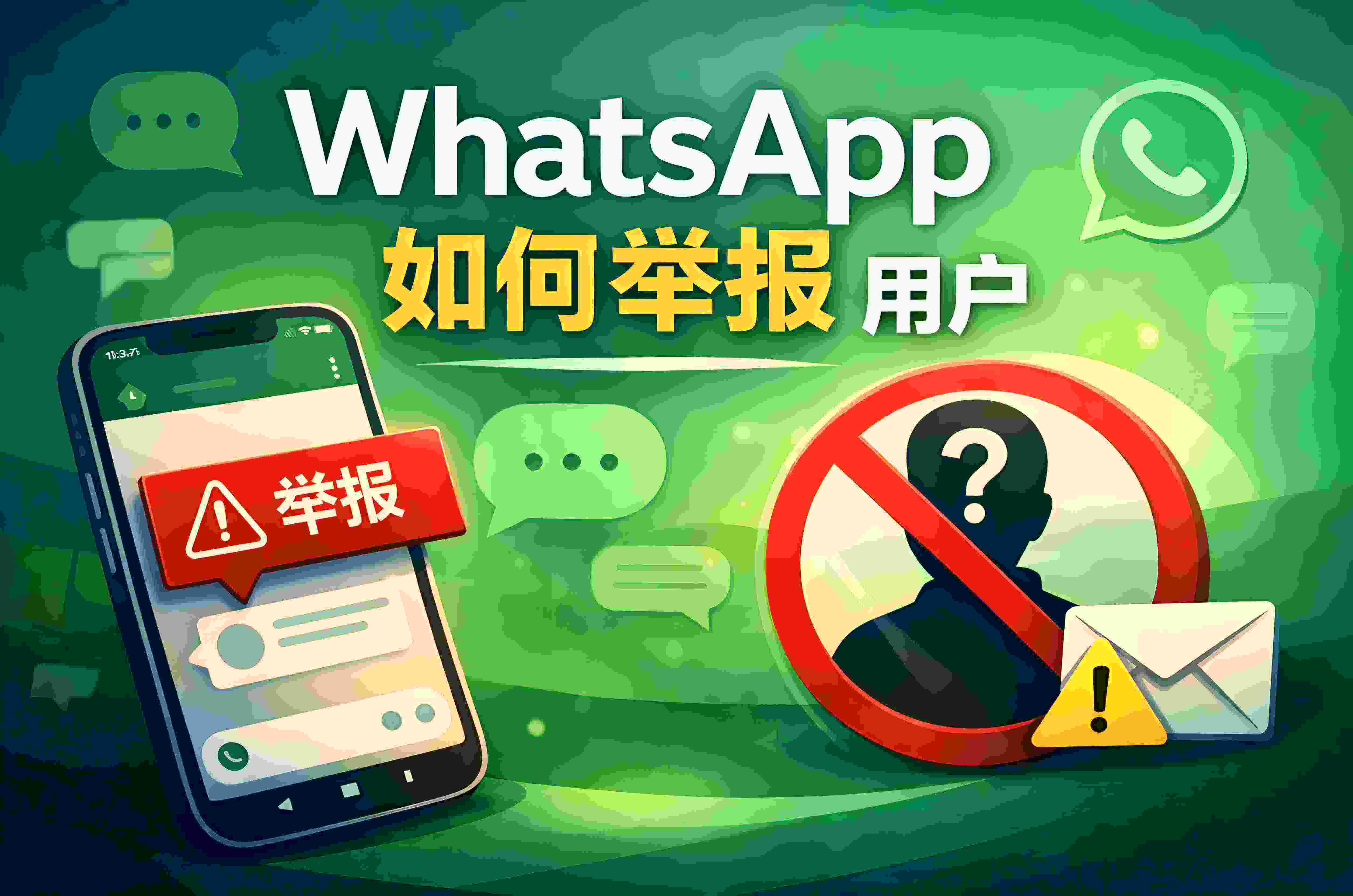 在WhatsApp上举报别人,对方会察觉到吗?